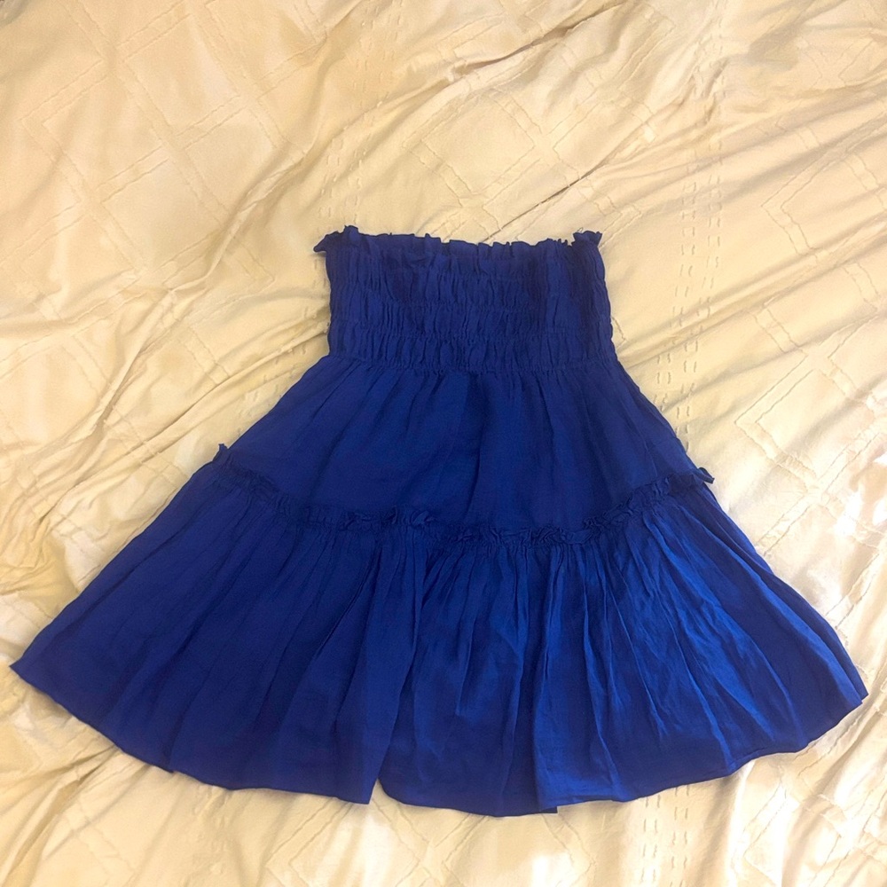 Elegant Blue Women's Babydoll Dress